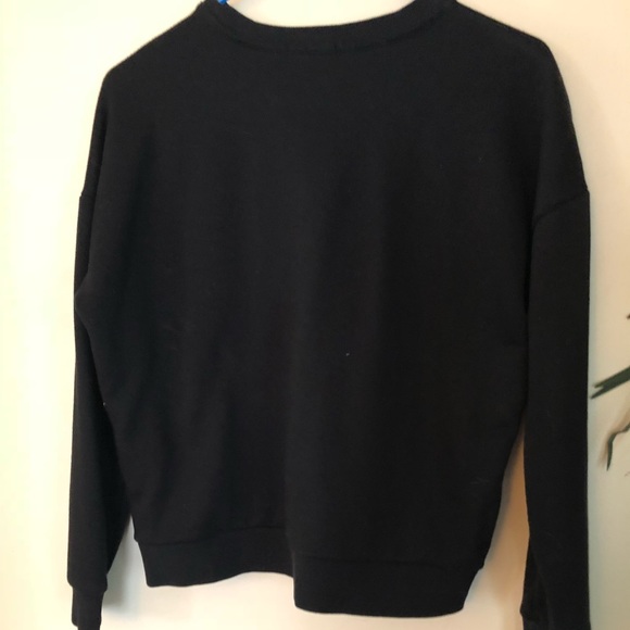 Forever 21 Black Lightly Cropped Sweater - Picture 3 of 3
